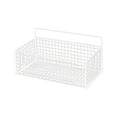 thumbnail image 4 of Organizador de pared colgante, cesta colgante de alambre, cesta de alambre de acero resistente para manualidades M blanco, 4 of 9