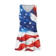 thumbnail image 2 of Formal Dresses Women, 4Th Of July Casual Tank Sundress With Pockets Boho Beach American Flag V Neck Tshirt Dresses Patriotic Spring Break Dresses Cocktail For Dresses Work (L, Royal Blue) ZMTing, 2 of 5