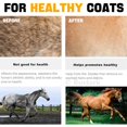 thumbnail image 2 of 3pcs Reversible Stainless Steel Curry Grooming Set with 4 Rings for Horses, Dogs, Cows, 2 of 6