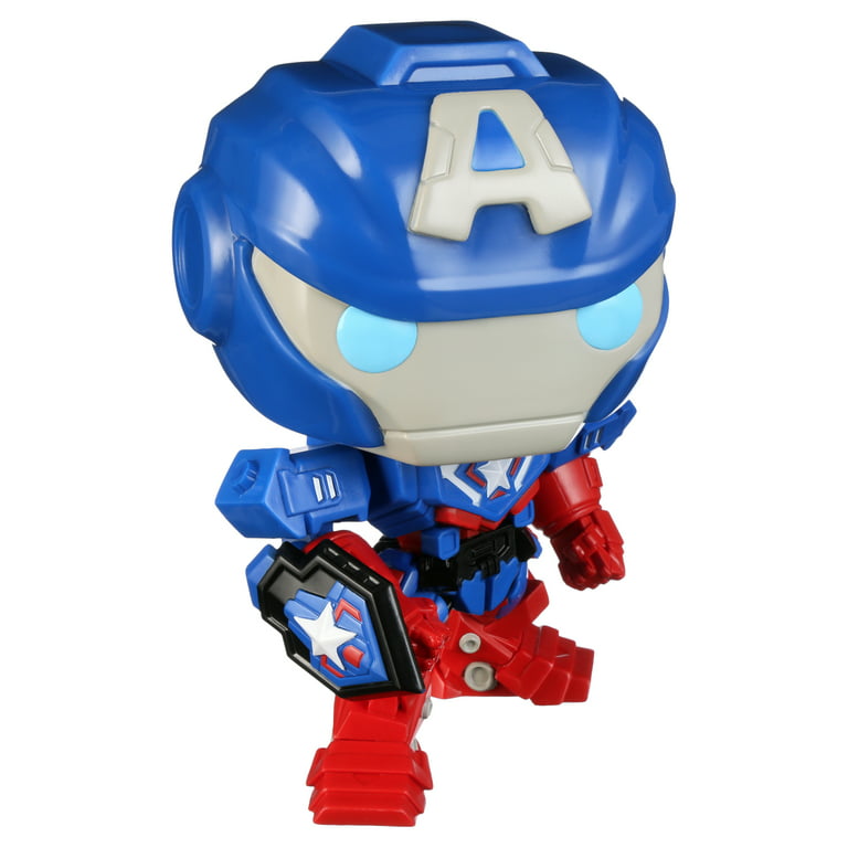 Funko POP! Jumbo: Marvel: Avengers Mech Strike - Captain America - Walmart  Exclusive