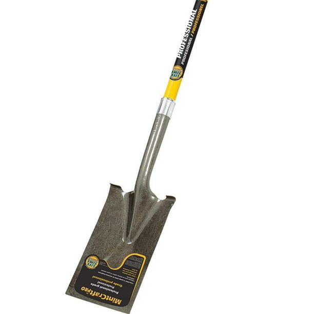 Mintcraft Pro 38468 Long Handle Fiberglass Garden Spade