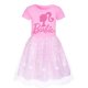 thumbnail image 2 of Barbie-vestido rosa para niña, conjunto de falda y bolso cruzado de encaje arcoíris con estrellas y arcoíris, 2 of 3