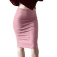 thumbnail image 1 of Gibobby Plisado Mini Falda De Las Falda corta para mujer, falda corta sexy con cintura elástica a la cadera, vestido de fiesta de , media falda de Color sólido(Rosa， S), 1 of 5