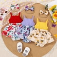 thumbnail image 7 of NIEWTR Baby Girl Romper Dress Ribbed Newborn Lace Boho Tutu Dresses Headband Baptism Photography Wedding Summer Outfit 0-24M(Red,9-12 Months), 7 of 7