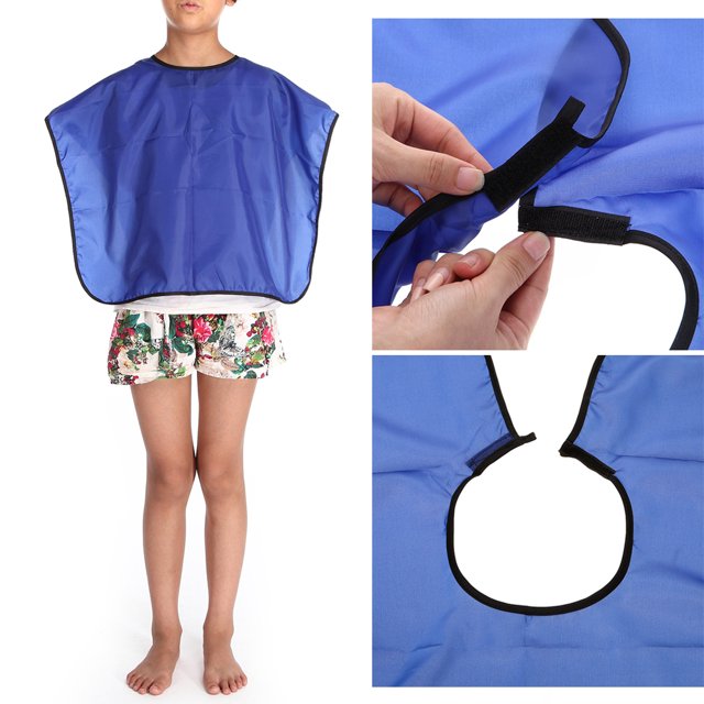 Bata de peluquería Delantal Impermeable Niños Adultos Capa de corte de cabello Sywqhk Cuidado Belleza