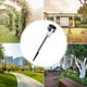 thumbnail image 4 of Cateissary Lámpara de jardín de camino de luz pequeña con luz LED solar para césped de acero inoxidable para exteriores Iluminación y accesorios Blanco, 4 of 6