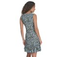 thumbnail image 2 of Women's Harper Rose Printed Sleeveless Flounce Skirt Mini Dress Color: Scatter Floral Size: 8, 2 of 4