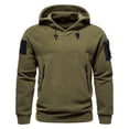 thumbnail image 5 of Sudadera con capucha para exteriores, sudadera táctica ajustable con gorro, sudadera para hombre, 5 of 5