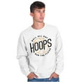 thumbnail image 4 of Basketball Hoops Jock Ball All Day Men's Big & Tall Crewneck Sweatshirt Brisco Brands 3X, 4 of 5