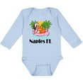thumbnail image 3 of Inktastic Naples Florida Beach Vacation Boys or Girls Long Sleeve Baby Bodysuit, 3 of 5
