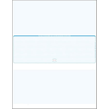 3000 Blue- Linen Laser Check Stock, (Check at Middle) Blank Laser Checks, Laser Check, Bank Checks, Business Checks, or Personal Checks
