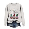 thumbnail image 6 of Wxolcjlv Womens Christmas Print Sweatshirt Crew Neck Cut Winter Streetwear Sweatshirts, 6 of 6