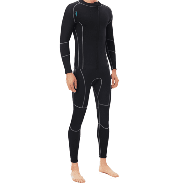 Traje De Neopreno De 3 Mm, Diseño Dividido, Para Natación Y Eventos Multideportivos, Talla XL Para Hombre, Color Negro. XL Hombre Negro