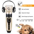 thumbnail image 4 of Pet Clipper Grooming Hair Rechargeable Low Noise for Small Dogs Cats USB Rechargeable Powerful Motor, 4 of 6