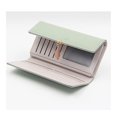 thumbnail image 3 of un Portefeuille Gris Pour Femme, 19 Cm X 9,5 Cm X 2,5 Cm De Long, Tiquettes En Feuilles Souples En Pu Japonais Et Coren, Petit Sac Main Frais, Fe, 3 of 5