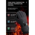 thumbnail image 5 of Heated Gloves Men Women - USB Rechargeable Waterproof Windproof Touchscreen, Electric Heating Ski Gloves for Cold Weather Motorcycle Snowboarding Hiking Hunting Gifts, 5 of 9
