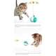 thumbnail image 3 of Juguete interactivo rosa para gatos - Balanceo equilibrado - Bola giratoria de 360 grados - Con hierba gatera - Estimula el instinto de caza - Atractivo juguete de entrenamiento para gatos, 3 of 5
