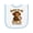 White and Light Blue, variant on Inktastic Born to Be Wild Adorable Monkey Baby Terry Cloth Bib