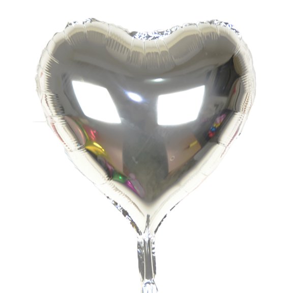 UDIYO 18in Reusable Shiny Heart Foil Balloons Valentine Wedding Engagement Party Decor
