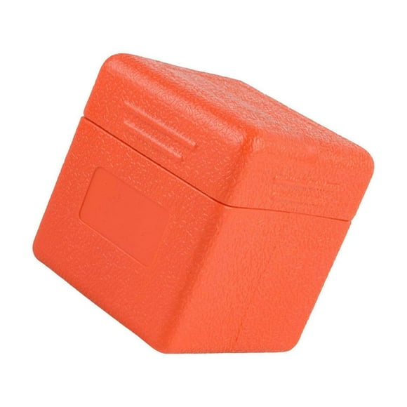 Walson Camping Stove Storage Box Plastic Furnace Case with Lid Orange10x9x9cm