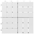 thumbnail image 2 of vidaXL Decking Tiles 30 pcs White 11.8"x11.8" Solid Wood Acacia, 2 of 6