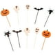 thumbnail image 1 of Palillo de dientes de plástico Xihbxyly para Halloween tenedor de fruta suministros para fiestas decoración de cupcakes, 1 of 6