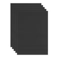 thumbnail image 1 of Uxcell Paquete de 5 Hojas de Plástico Corrugado, 22 Pulgadas x 14 Pulgadas Cartón de Cartel en Blanco Impermeable para Señales de Jardín [5mm de Grosor, Negro], 1 of 7