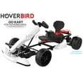 thumbnail image 1 of HOVERBIRD Hoverboard Attachment GoKart Hoverkart Kit for All Compatible Hoverboards - White, 1 of 11