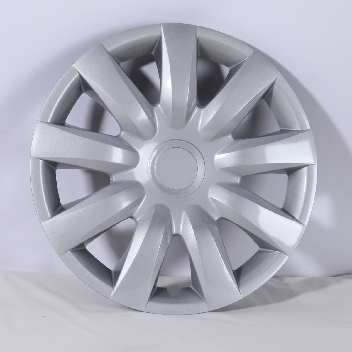 15 inch 1 Piece Hubcap Wheel Rim Cover R15 for 2002-2006 Toyota Camry Snap-on Installation Lacquer