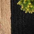 thumbnail image 3 of Indian Handmade Braided Inner Black Jute with Natural Jute Border Design Area Rug 3 x 7 Feet (91 cm x 213 cm), Floor Decor Rugs/Carpet, 3 of 4