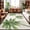 Green, variant on Green Palm Trees Washable Area Rug 2 x 3 ft Coastal Coconut Leaves Tropical Plant Summer Soft Non Slip Rugs Stain Repellent Indoor Felt Carpet for Living Dining Room Bedroom Home Office