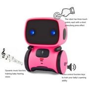 (2 pack) Contixo Robot Toys for Kids, Talking Dancing Interactive Smart Robot Toy Ages 3-8, Kids Robot R1 Mini, Pink