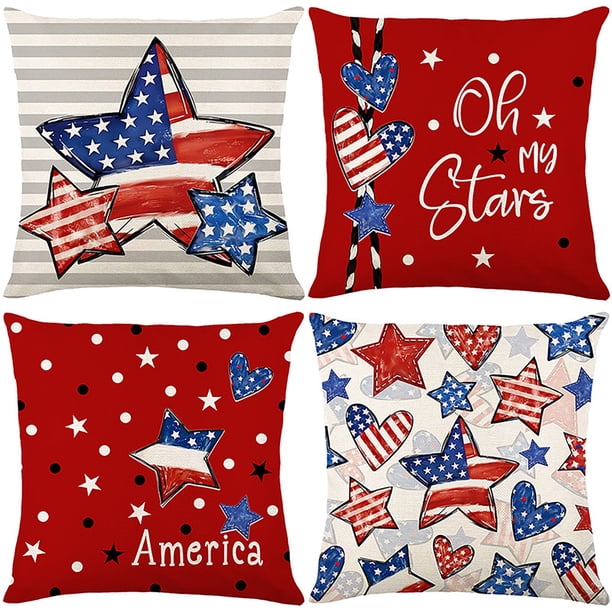 Funda de Almohada Del Día de la Independencia