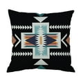 thumbnail image 1 of Panxico Taie d'Oreiller en Lin Housse de Coussin Géométrique Simple pour Canapé, 1 of 4