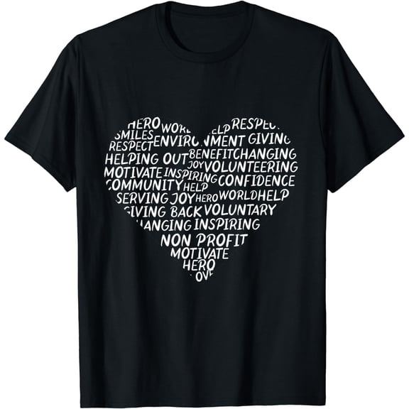 Volunteer in public service volunteer heart T-Shirt