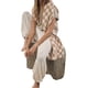 thumbnail image 4 of Lucakuins - Conjunto de pantalones para mujer, camiseta de manga corta con cuello redondo y pantalones largos, atuendo de verano Lucakuins  moda, 4 of 6