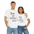 thumbnail image 6 of DJH Apparel | Dogs Are Better Than Cats Funny Unisex T-shirt, 6 of 6