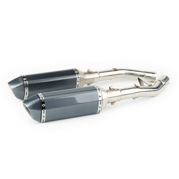 GFYSHIP For Yamaha FJR1300 2001-2020 FJR1300 FJR-1300 Motorcycle Exhaust Pipe Muffler With Link Pipe System