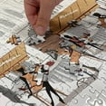 thumbnail image 4 of Ambesonne Cafe Jigsaw Puzzle Durable Cardboard, Relaxing People at Restaurant, 1000 pcs, Persian Orange Pale Grey, 4 of 5