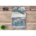 thumbnail image 1 of 3D City Building Quilt Cover Set Bedding Set Pillowcases 52, 1 of 2