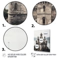 thumbnail image 3 of Designart "Castles Minimalist IV" Cityscapes Floater Framed Wall Art Living Room, 3 of 7