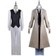 thumbnail image 3 of 26-27 Bungo Stray Dogs Dazai Osamu Cosplay Costume Wig Uniform Long Jacket Coat Suit Adult Halloween Party Costumes Outfit for Men, 3 of 4