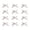 White, variant on 16PC Premium 4cm Ribbon Bow Hair Clips for Women and Girls Elegant Small Bow Barrettes Silk Ribbon Hair Accessories Non Slip Alligator Clips Set