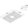 thumbnail image 2 of Kohler Cairn Small Stainless Steel Sink Grid for K-8206, 2 of 2