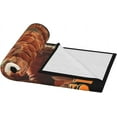 thumbnail image 3 of Flannel Blanket Glen Character Powell Nap Blanket Air Conditioning Blankets Couch Bed Office Blankets Soft and Cozy 80"X60", 3 of 6