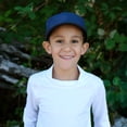 thumbnail image 2 of JAN & JUL Boys and Girls' Quick Dry Sun Cap, Adjustable Water Resistant Kids' Sunhat (Navy, XL: 5-12 Years), 2 of 7