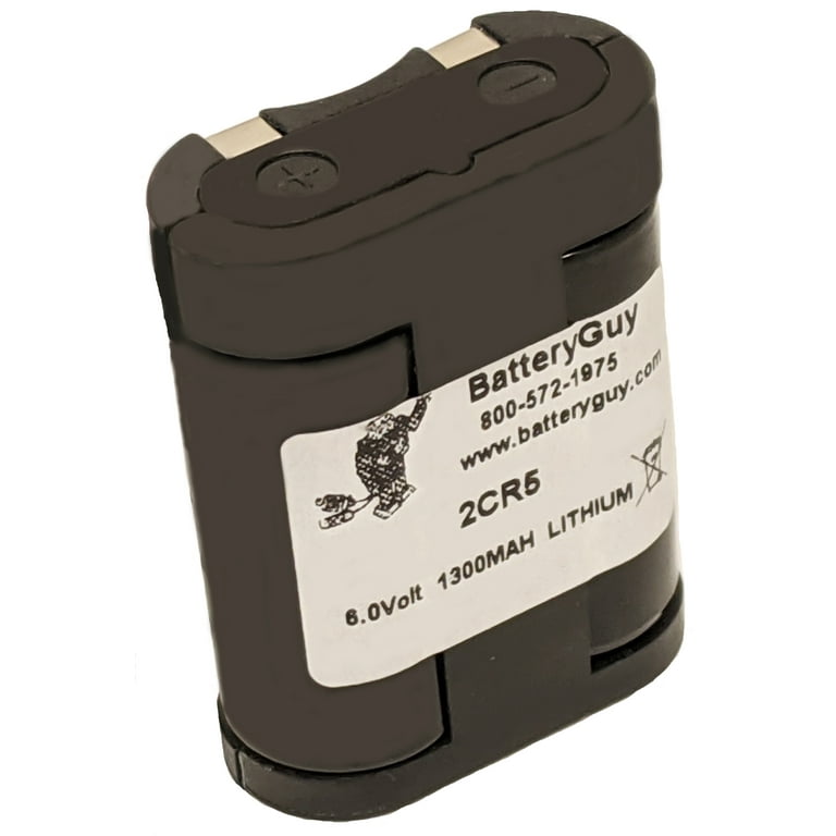 Batterie lithium crp2, 6 volt, 1300 mah - Conforama