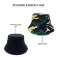 thumbnail image 3 of Empire Cove Camouflage Print Reversible Bucket Hat Fisherman Cap Green Camo, 3 of 5