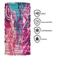 thumbnail image 2 of WIRESTER Bandana Seamless Tube Mask, Headwear, Scarf for Wear Face Coverings, Running, Cycling, Fishing, UV Protection - Pink Lava Fluid, 2 of 6