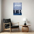 thumbnail image 5 of Ateez Golden Hour Part.2 Group Concept Photo Music Poster K-Pop Home Decor For Living Room Aesthetic Kpop Male Boys Group Boy Band, 5 of 5